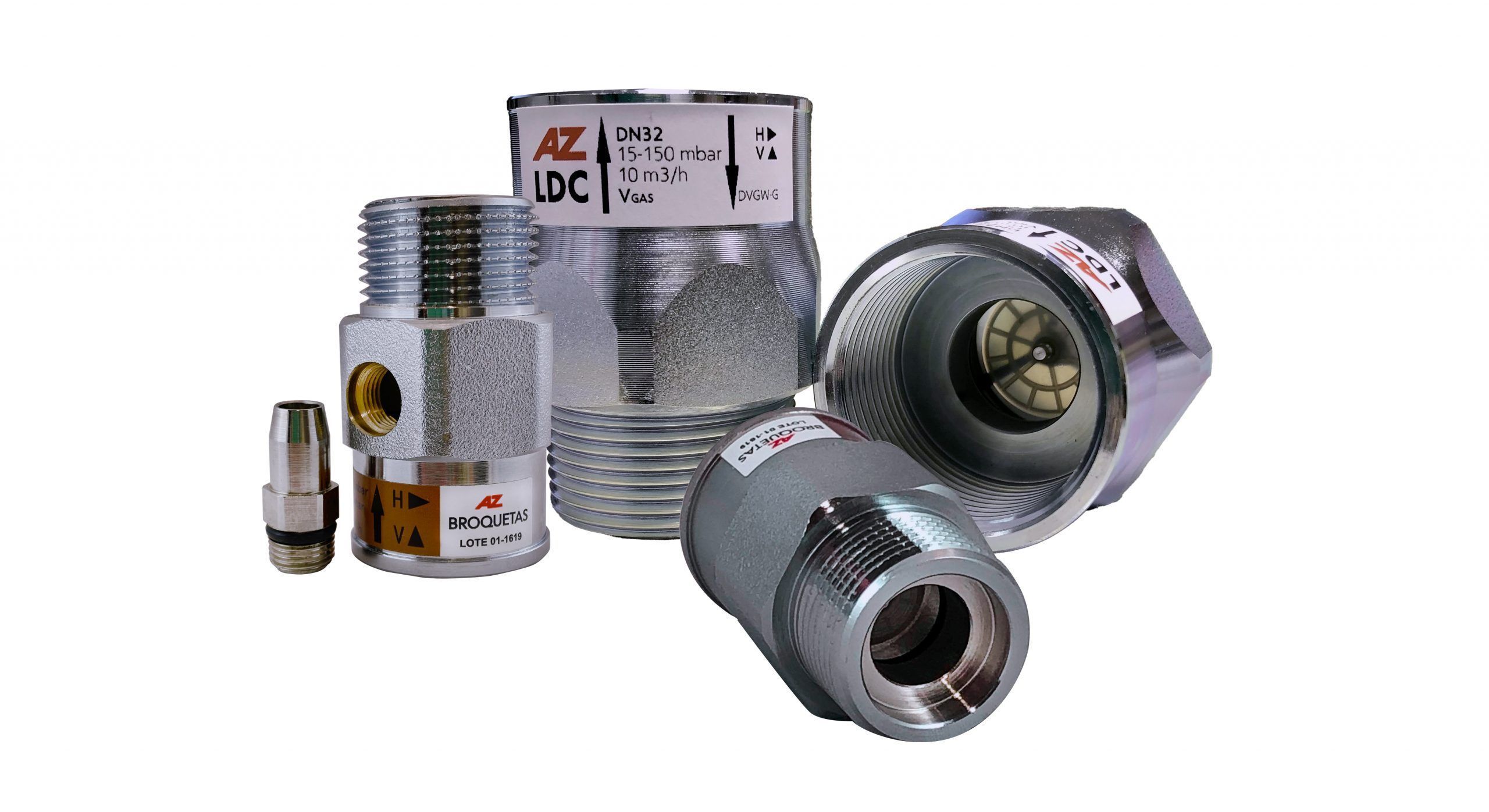 valvulas gas az broquetas